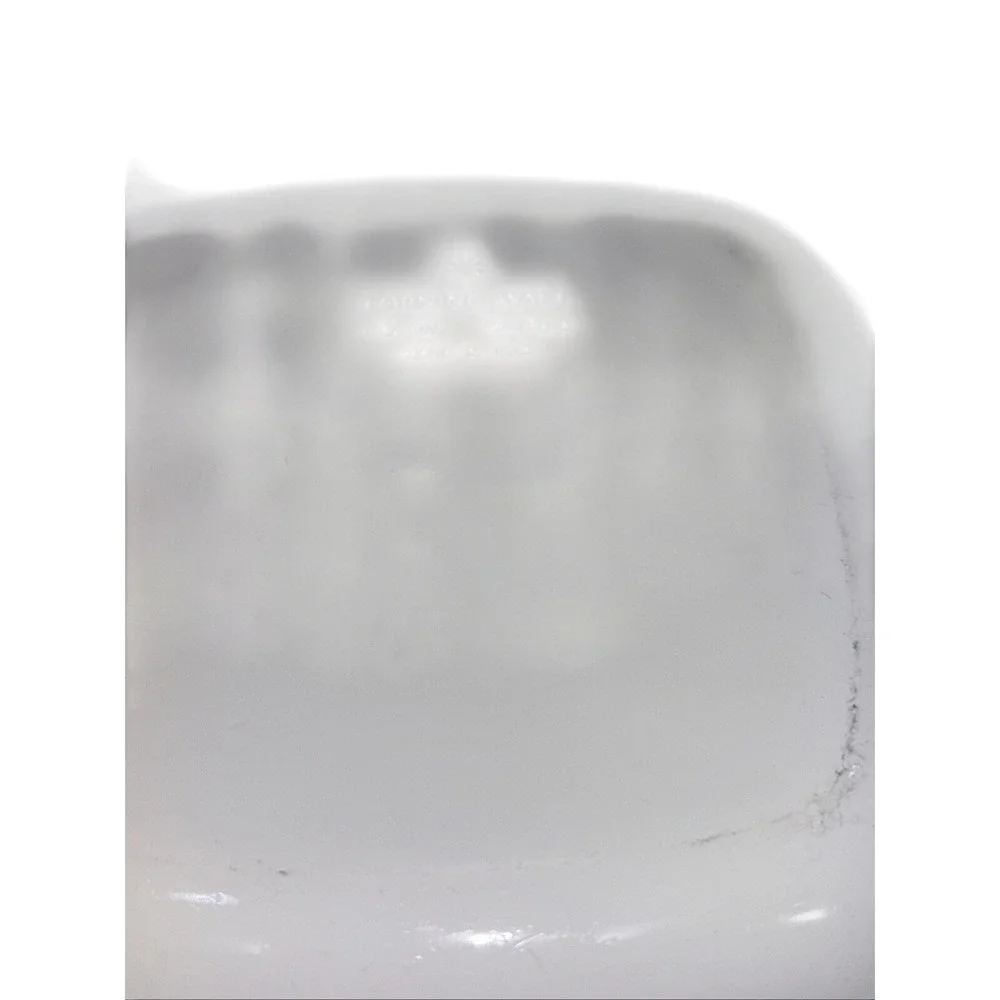 Corning Ware Wheat Casserole Dish 1.75 Qt White Square Baker W-1 3/4-B USA‎ Made